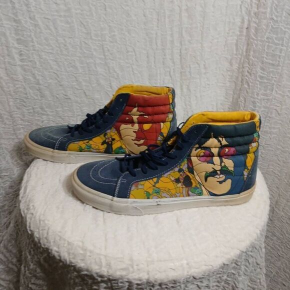 Vans Sk8 The Beatles High-Cut Sneakers Size 12 ( Men's) - Picture 2 of 10